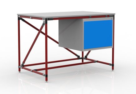 Dílenský stůl s kontajnerem 24040534 (3 modely)