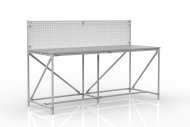 Dílenský stůl s perfopanelem šíře 2000 mm, 24040836