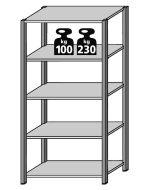 Základní regál FIX pozink (15 modelů)