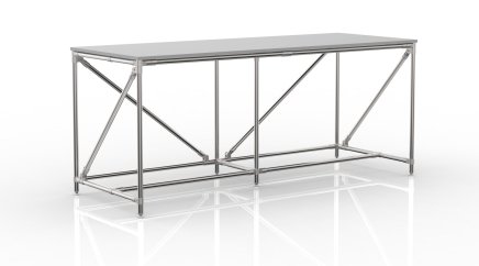 Dílenský stůl z trubkového systému šíře 2000 mm, 240405312